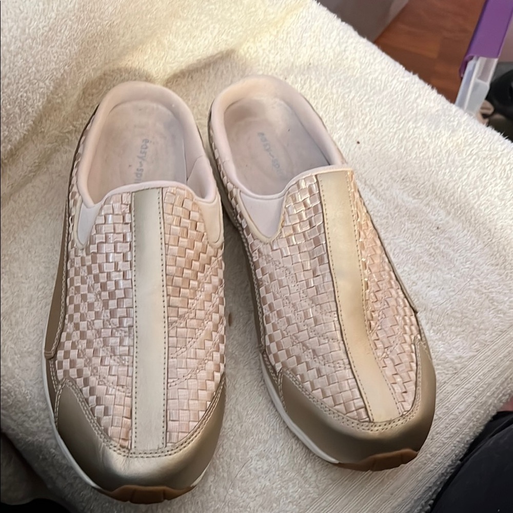 Easy Spirit Gold Slip-On New Women's Shoes 11W